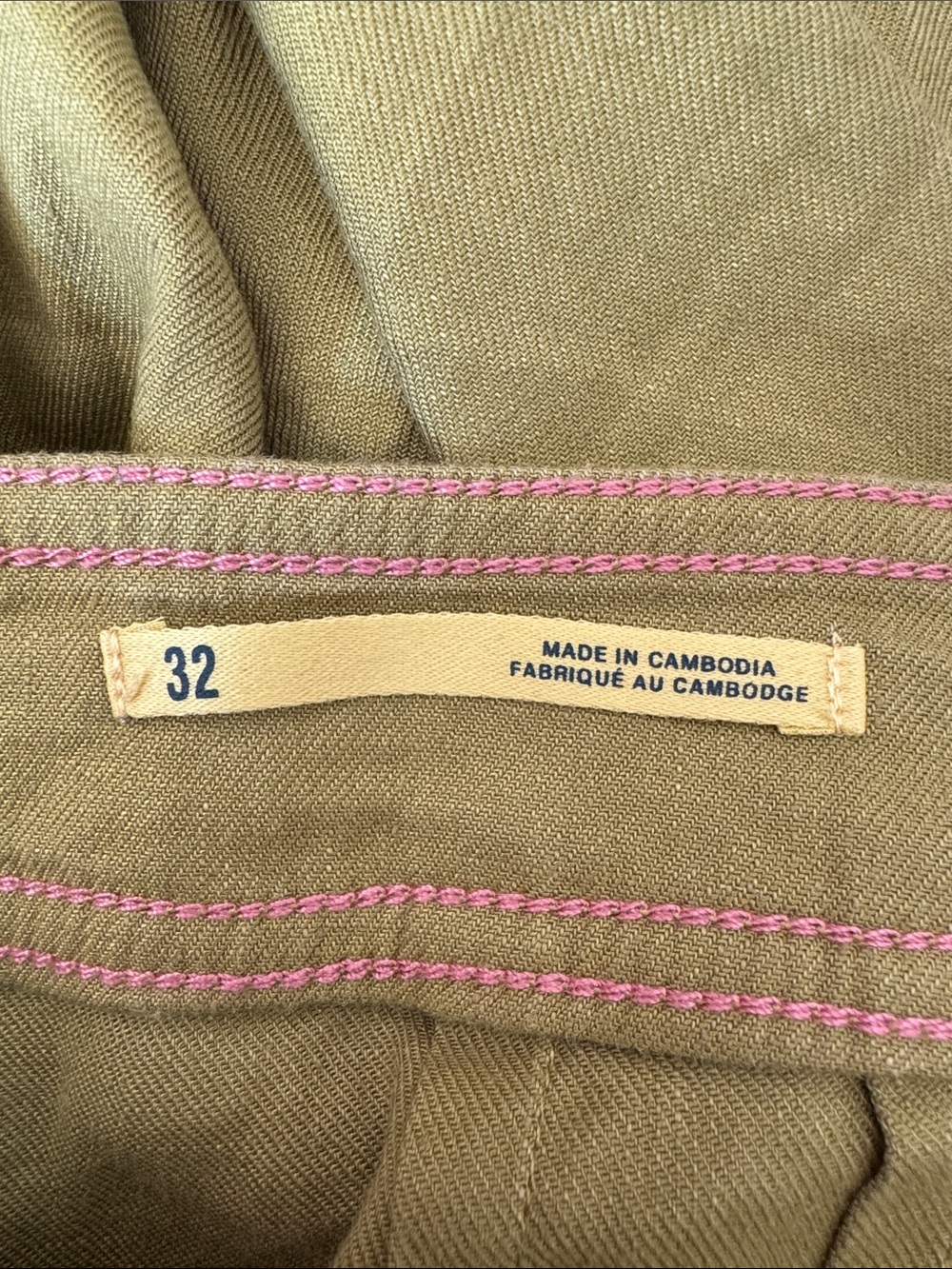 Maeve Anthropologie Lime Green Wide-Leg Linen Blend Pants Size 32 - Picture 6 of 8